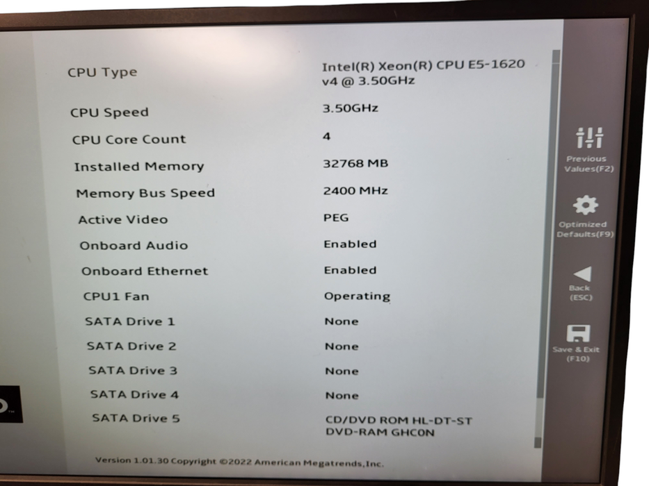Lenovo ThinkStation P510 | Xeon E5-1620 v4 @3.50GHz, 32GB DDR4, No HDD/GPU Q$