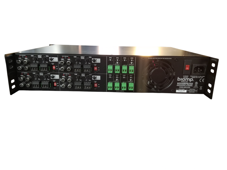 Apart Revamp 8250 8 Channel Professional Power Amplifier 8x250W 4x500W