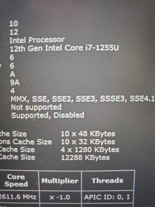 HP 470 G9 17" Laptop i7 12th Gen NVIDIA MX550  256NVME 16GB SSD  Lap200