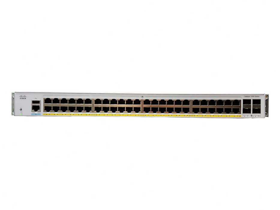 Cisco C1000-48FP-4X-L Network Switch 48 Gigabit Ethernet PoE 4 10G SFP+
