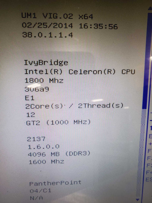 FILLA ALL-IN-ONE COMPUTER DP-185UM1-01 CELERON 1800Mhz 4GB 500GB ON OS