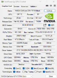 Nvidia GeForce GTX Titan Black 6GB GDDR5 GPU Video Graphics Card