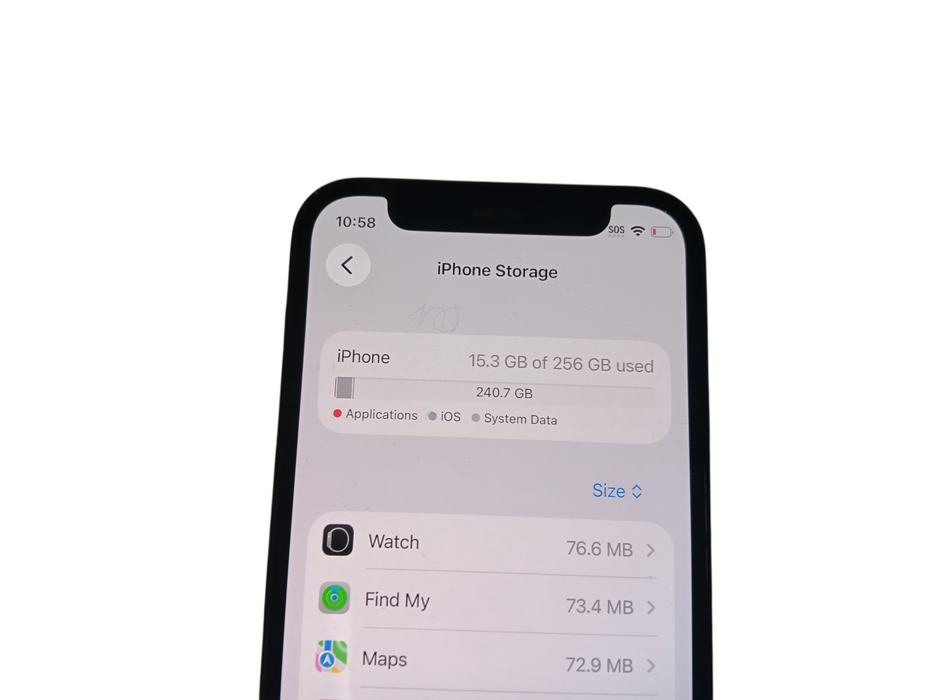 Apple iPhone 12 Mini - 256GB - Black [A2176]