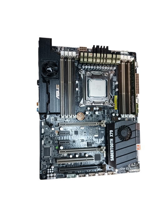 Sabertooth X79 Motherboard & Intel i7-4930K CPU 8GB DDR3 No I/O Shield