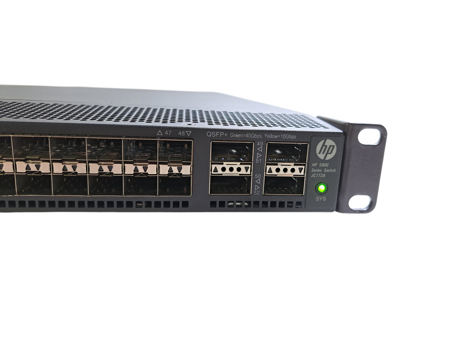 HP 5900AF-48XG-4QSFP+ JC772A | 48-Port 10G SFP+, 4x 40G QSFP+ Switch )