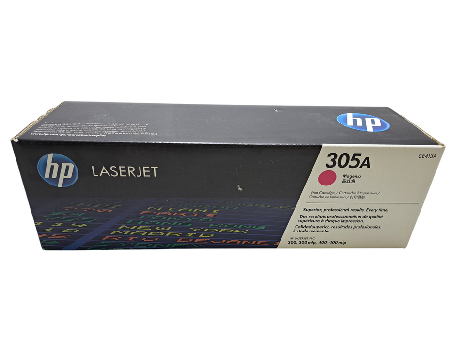 HP 305A CE413A Magenta Original OEM LaserJet Toner Cartridge )