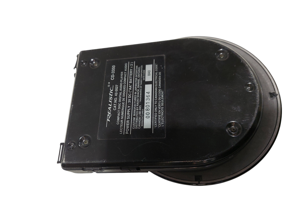 Realistic Portable Compact Disc Player Model: CD-3350 =