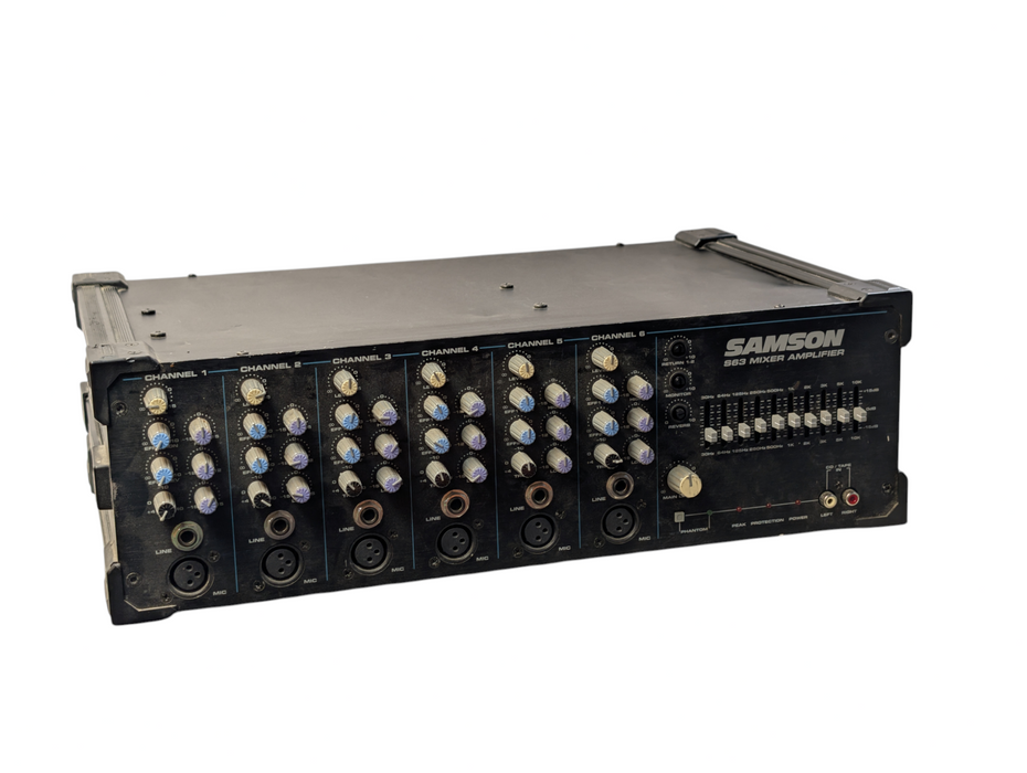Samson S63 Mixer Amplifier 6-channel powered mixer -