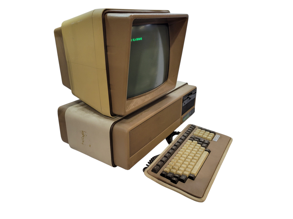 DENCIS / PERTEC M100 Terminal COAX - 204793-000 + Keyboard %