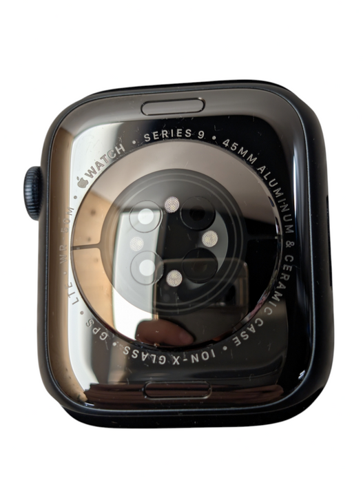 Apple Watch Series 9 45MM Aluminum Ceramic Black GPS LTE UNLOCKED -