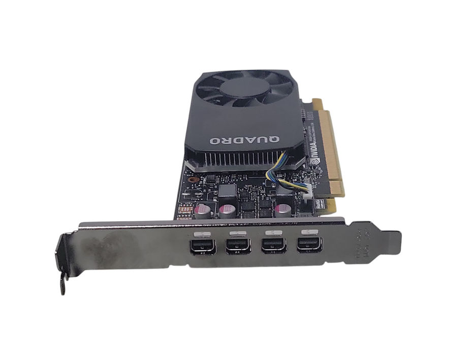 Nvidia Quadro P1000 4GB GDDR5 4 x Mini-DP Video Card, FH Bracket _