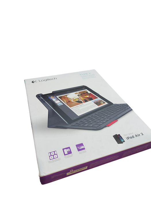 Logitech 920-006912 Type+ Case with Integrated Keyboard for iPad Air 2