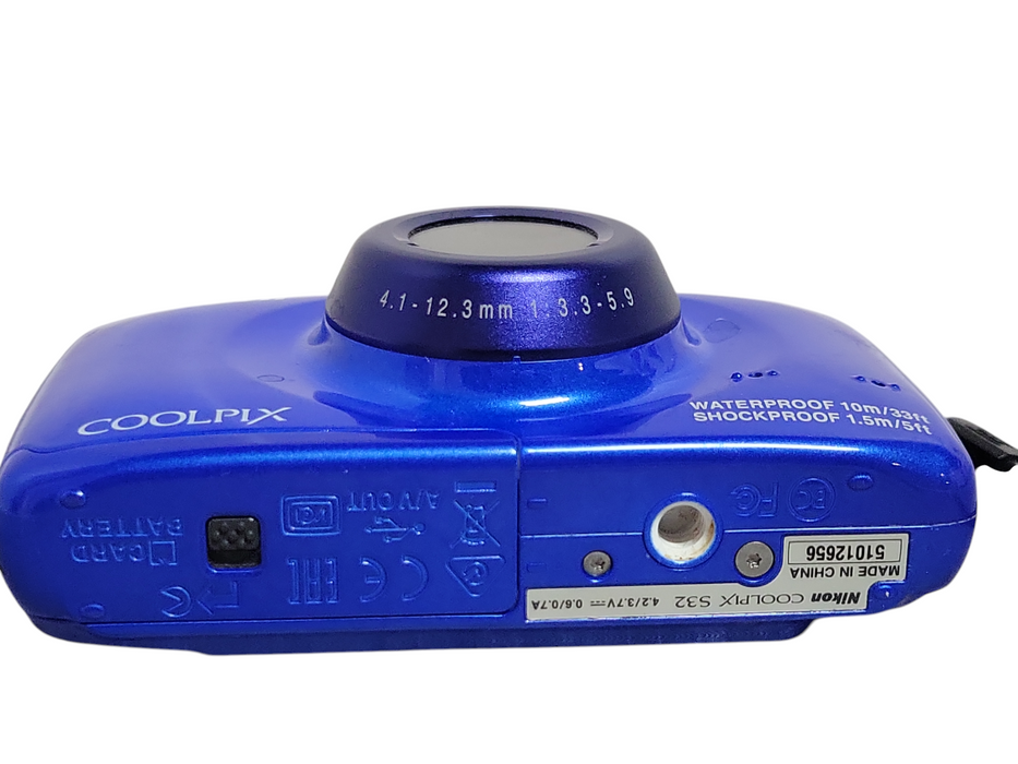 Nikon Coolpix S32 Waterproof 10m/33ft Digital Camera _