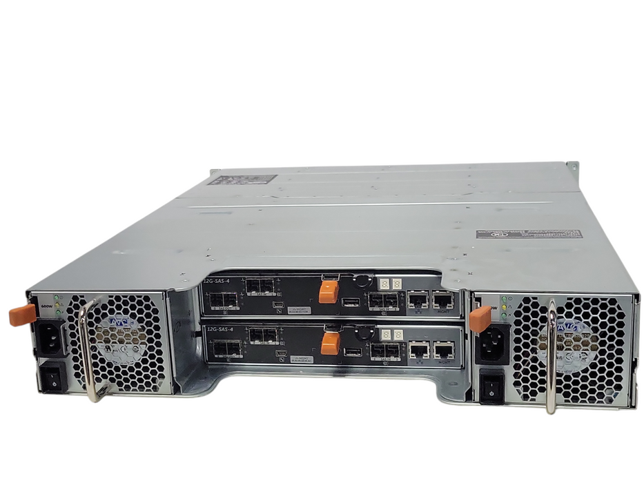 Dell PowerVault MD3400 Storage 12x 3.5" bays 2x 12G-SAS-4 Controller 2x 600W  _