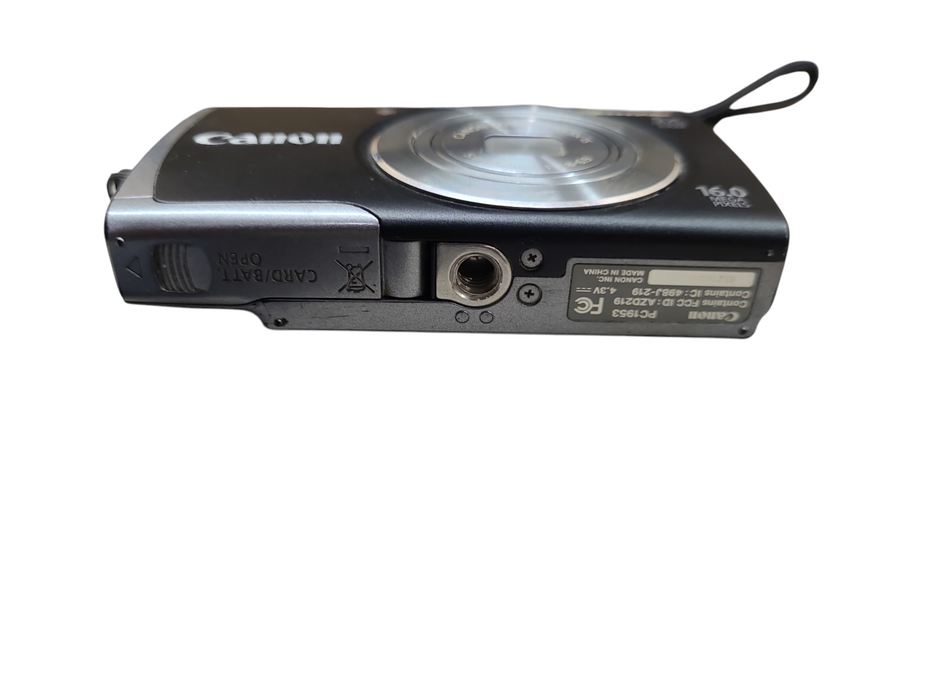 Canon PowerShot A3500 IS 16.0MP 5x Zoom Compact Digital Camera Silver