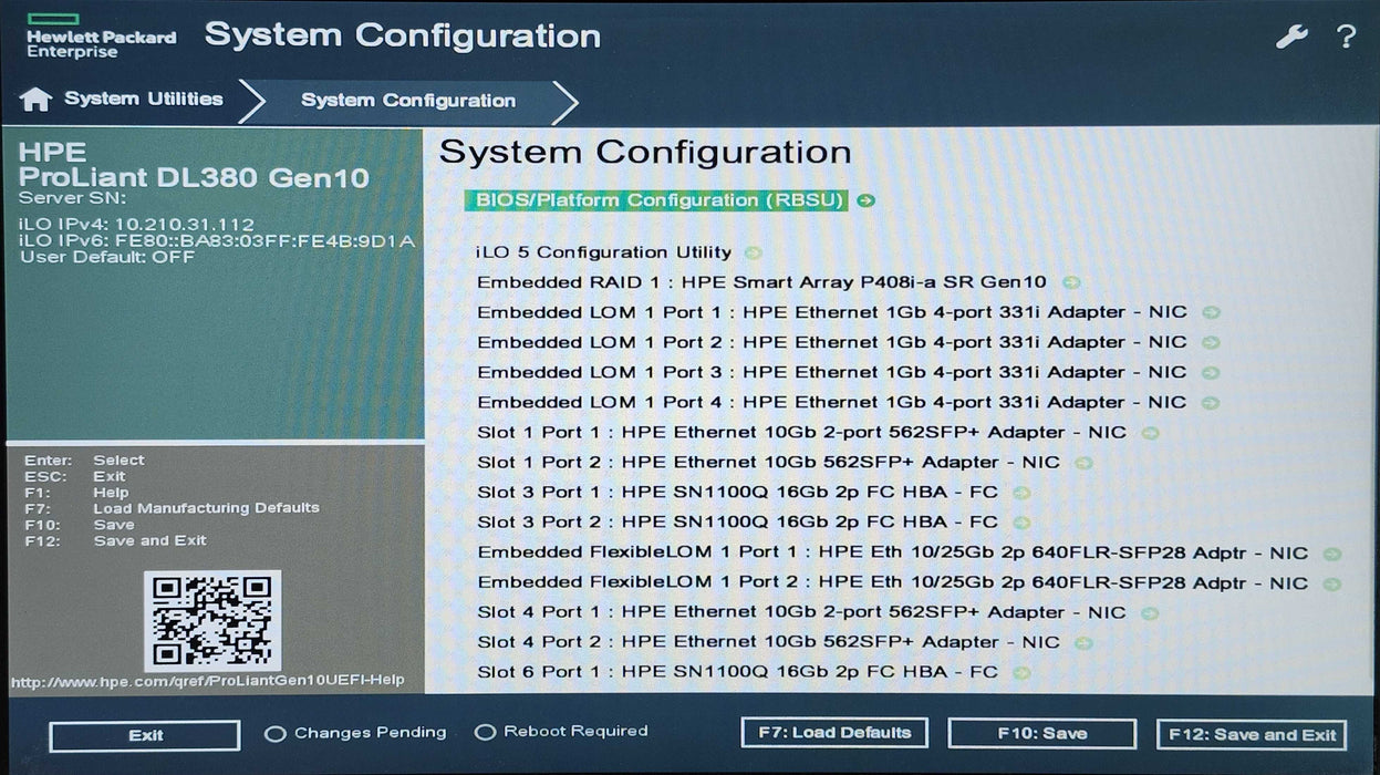HPE DL380 Gen10 2U 8x2.5", 2x Xeon Gold 5118, 32GB DDR4, P408i-a SR Gen10