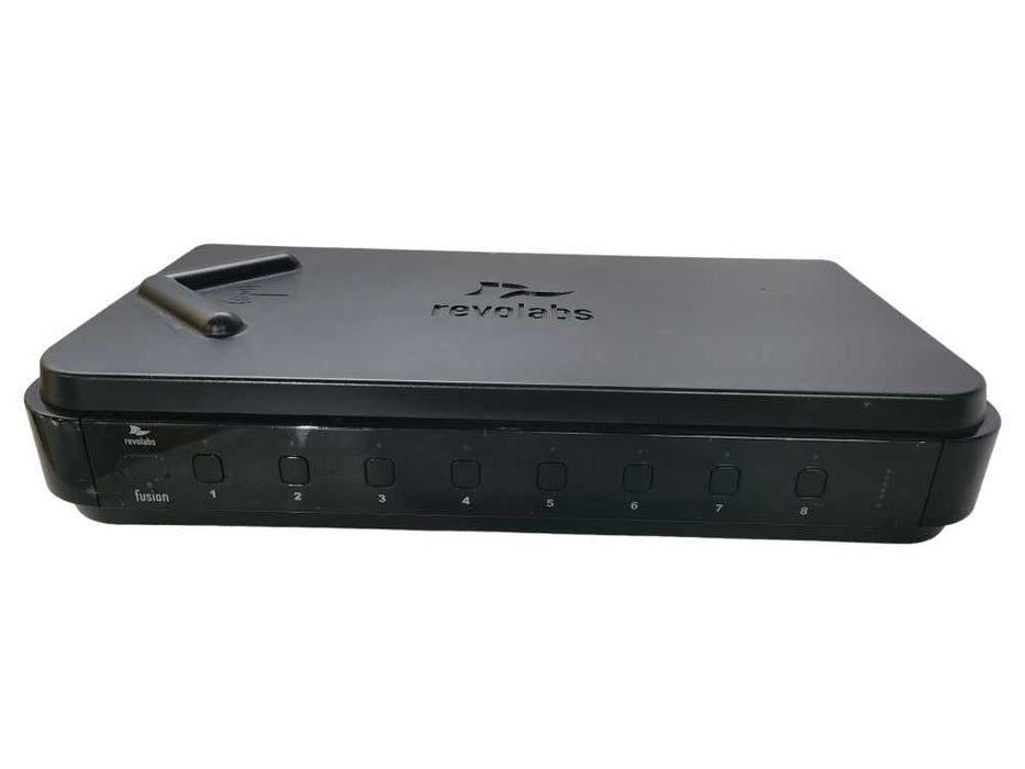 8-Channel Portable Wireless Microphone System 01-8FUSION-NM Base Revolabs Fus !