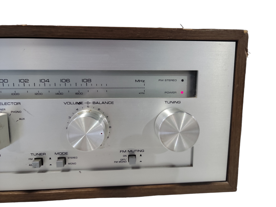 Yamaha CR -620 stereo vintage receiver in wooden case | Vintage