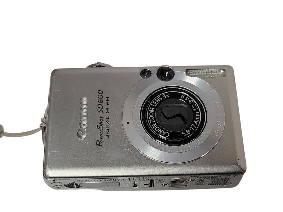 Canon PowerShot Digital ELPH SD600 6.0MP Digital Camera, READ _