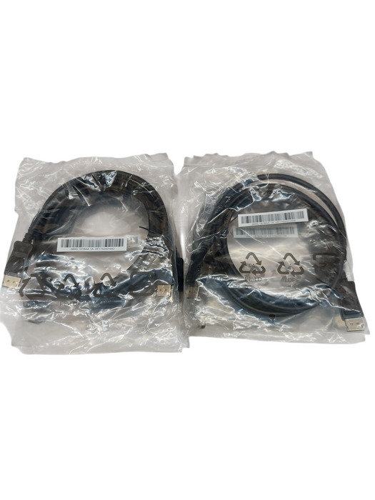 LOT 6x BizLink 6 ft DisplayPort Male‑to‑Male Cable – Model 089G‑187BAA