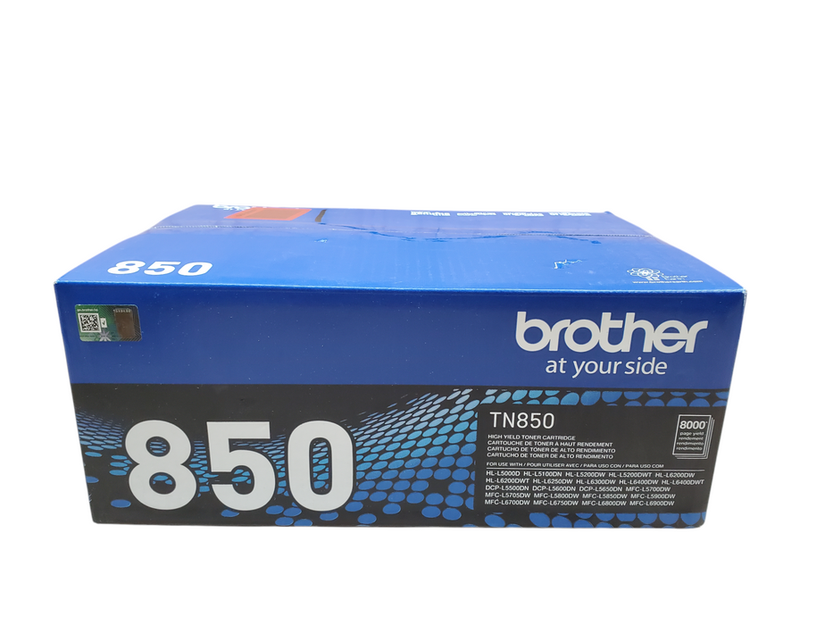 Brother Genuine Cartridge TN850 High Yield Black Toner Cartridge - New Q