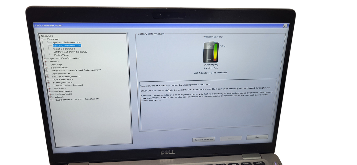 Dell Latitude 5410 i5-10310U | 8GB DDR4 |256GB NVME READ  Lap200