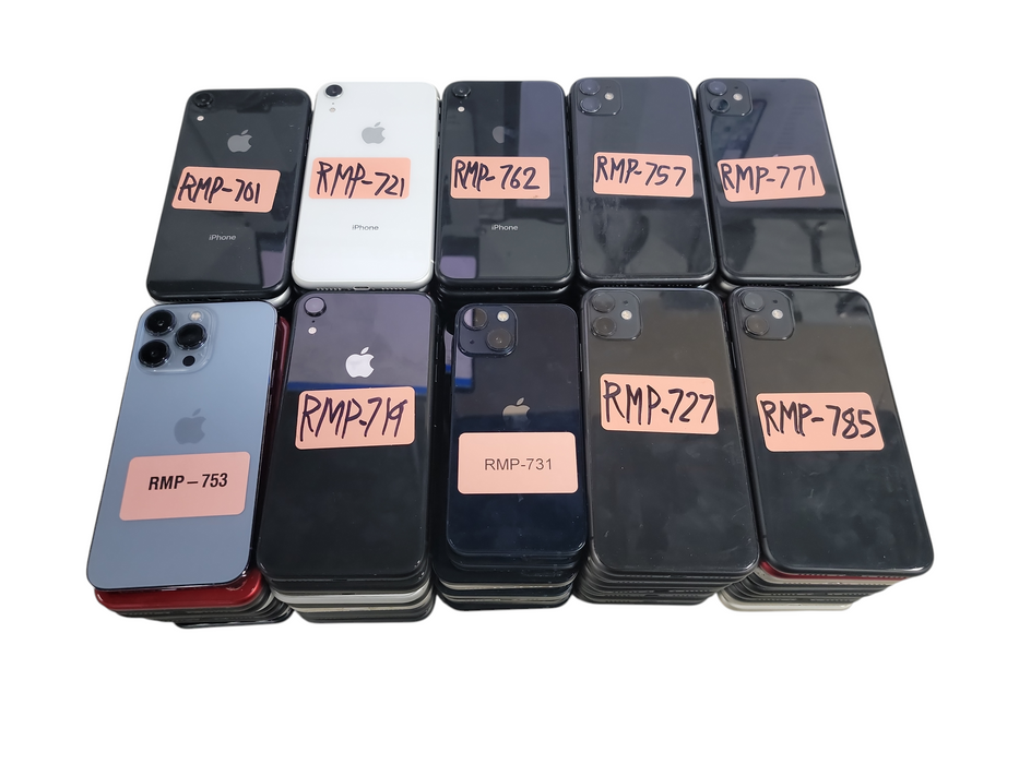 Lot of 100x Apple iPhone [A19xx to 28xx | B/C Condition][RMP-9] (