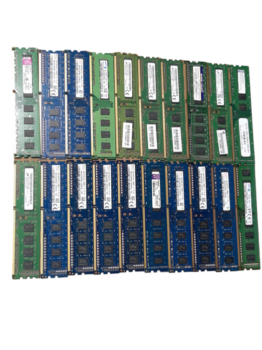 Lot of 40x, Assorted 4GB DDR3 Desktop RAM