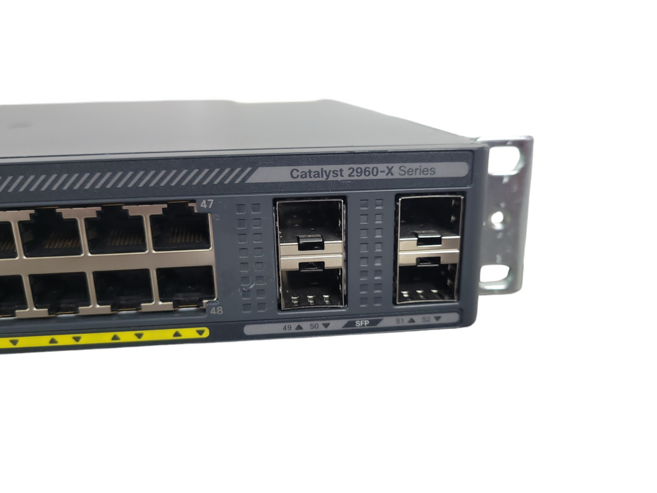 Cisco WS-C2960X-48LPS-L V04 | 48-Port Gigabit PoE+ 370W Switch | 4x SFP !