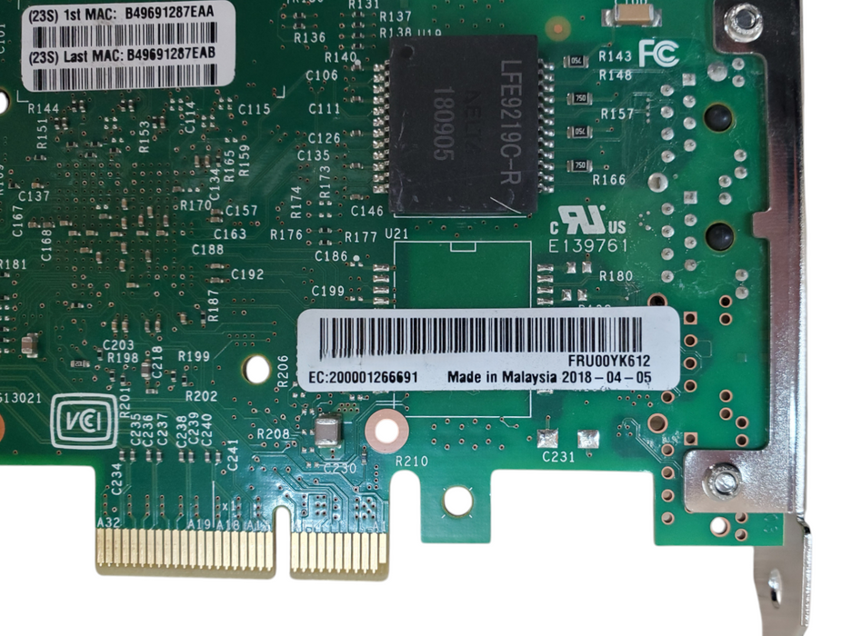 Lenovo / Intel I350-T2 Dual Port 1Gb Network Adapter - 00YK612