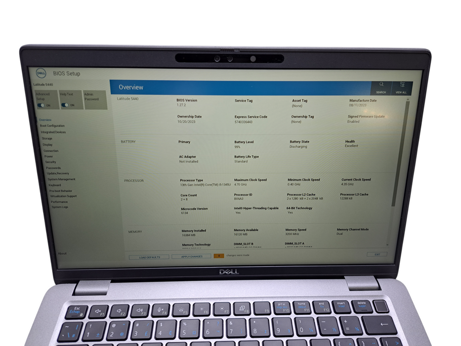 Dell Latitude 5440 | Intel Core i5-1345U @1.60GHz, 16GB DDR4, 256GB NVMe ) Lap200