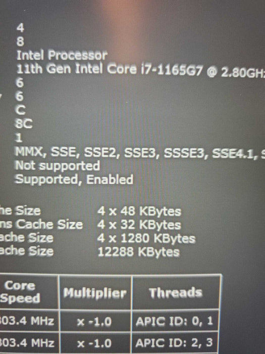 Lenovo Thinkpad E15 Gen 2 15.6 i7-1165G7 2.8 Ghz 8GB 256GB nVME  Lap200