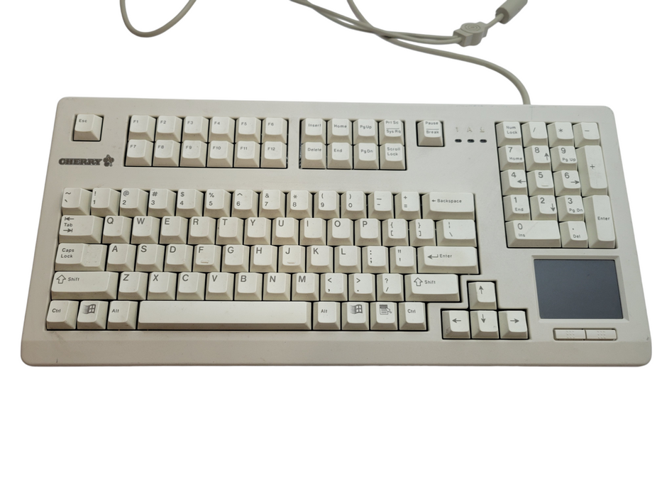 Cherry Compact MX 11900 Mechnical PS/2 Keyboard with Touchpad "WHITE" %