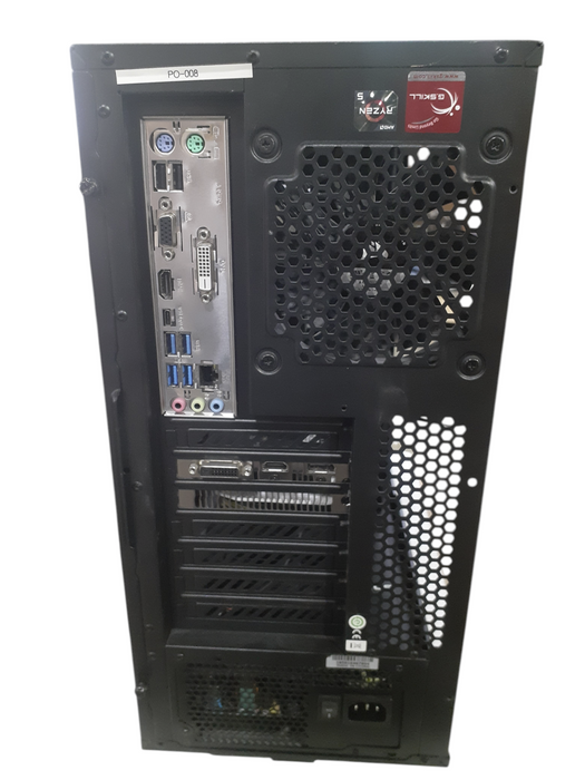 Custom PC|AMD Ryzen 5 1500X 3.5GHz | GTX 1050 Ti 4GB| 16GB RAM | 256GB NVMe