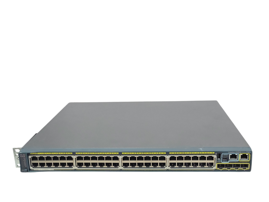 Cisco WS-C2960S-48FPS-L V03 48 Port Gigabit PoE+ Managed Switch Q_