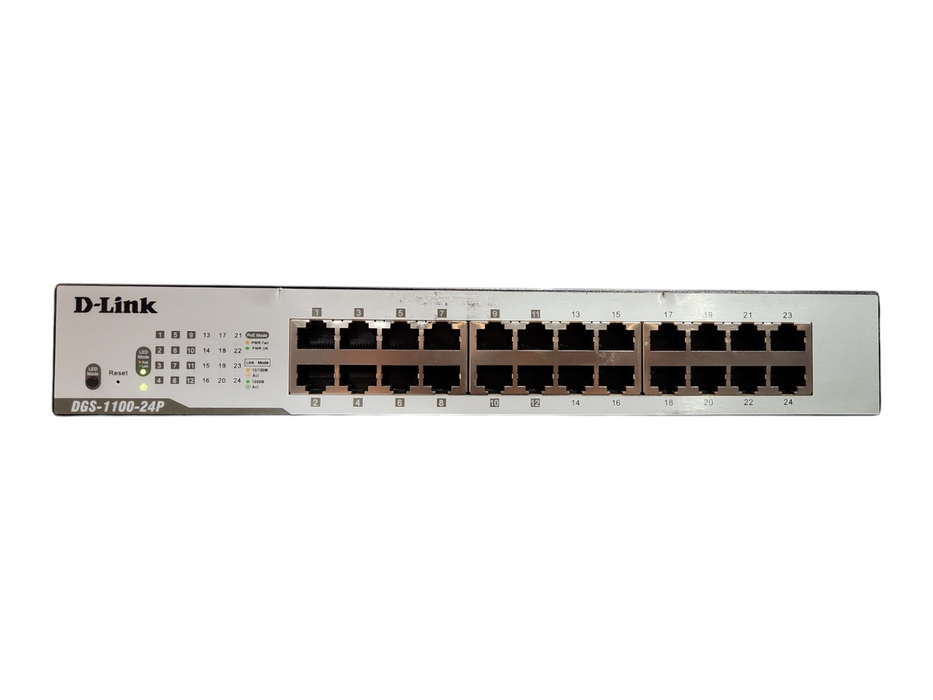 D-Link DGS-1100-24P 24-Port POE Networking Ethernet Switch