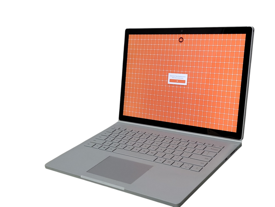 Microsoft Surface Book 2 15" i7-8650U 1.90GHz 16GB Ram 512GB NVMe GTX1050 _ Lap200
