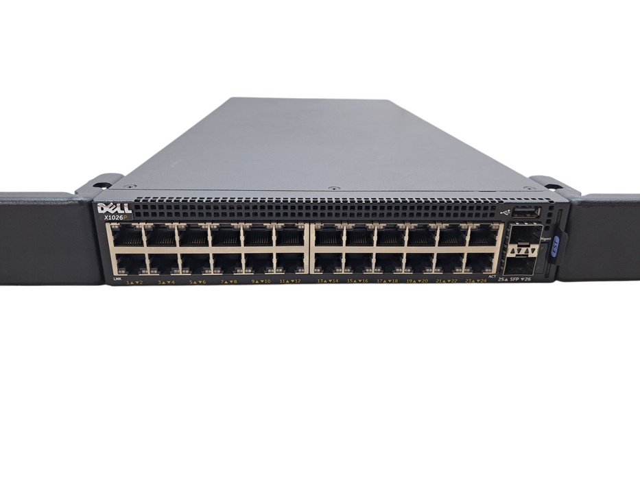 Dell X1026P E11W 24-Port Gigabit PoE Managed Ethernet Network Switch )