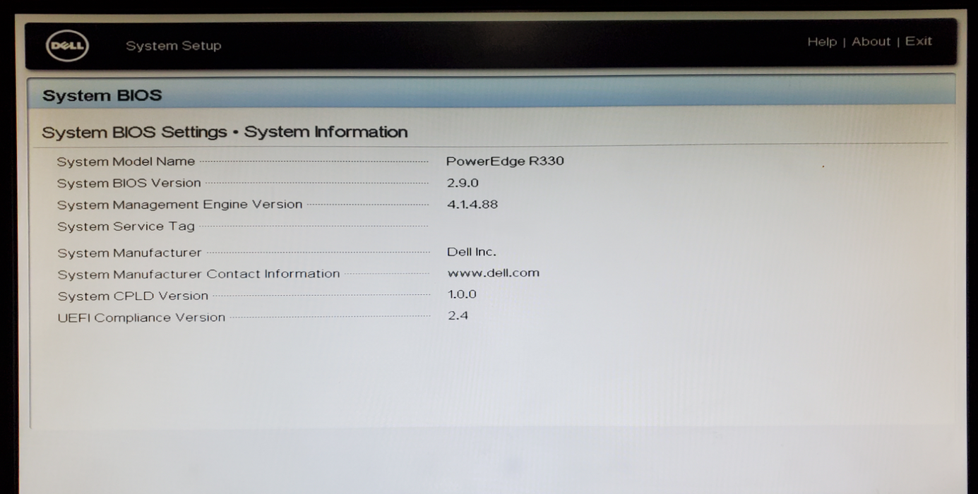 Dell PowerEdge R330 Xeon E3-1230 v5 16GB DDR4 H330 - No HDD