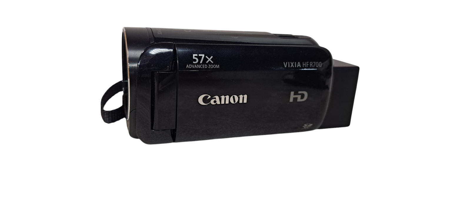 Canon Vixia HF R700 HD 32x Opt Zoom Compact Digital Camcorder W/ Battery