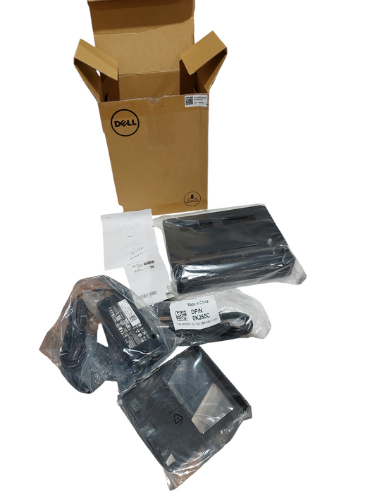 Dell Mod:K11M001 Docking Station for Latitude 12 Rugged Tablet New Open Box =