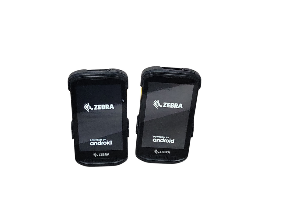 Lot of 2x Zebra TC200J-10C112A6 handheld barcode scanners _