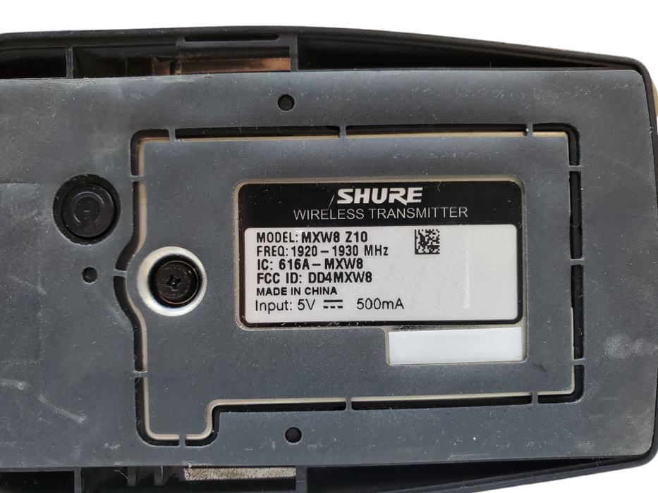 Shure MXWNCS8 8-Port Charging Station 3x Shure MXW8 Z10 Microphone | *READ*