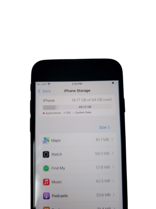 Apple iPhone SE 3 - 64GB - Black [A2595]