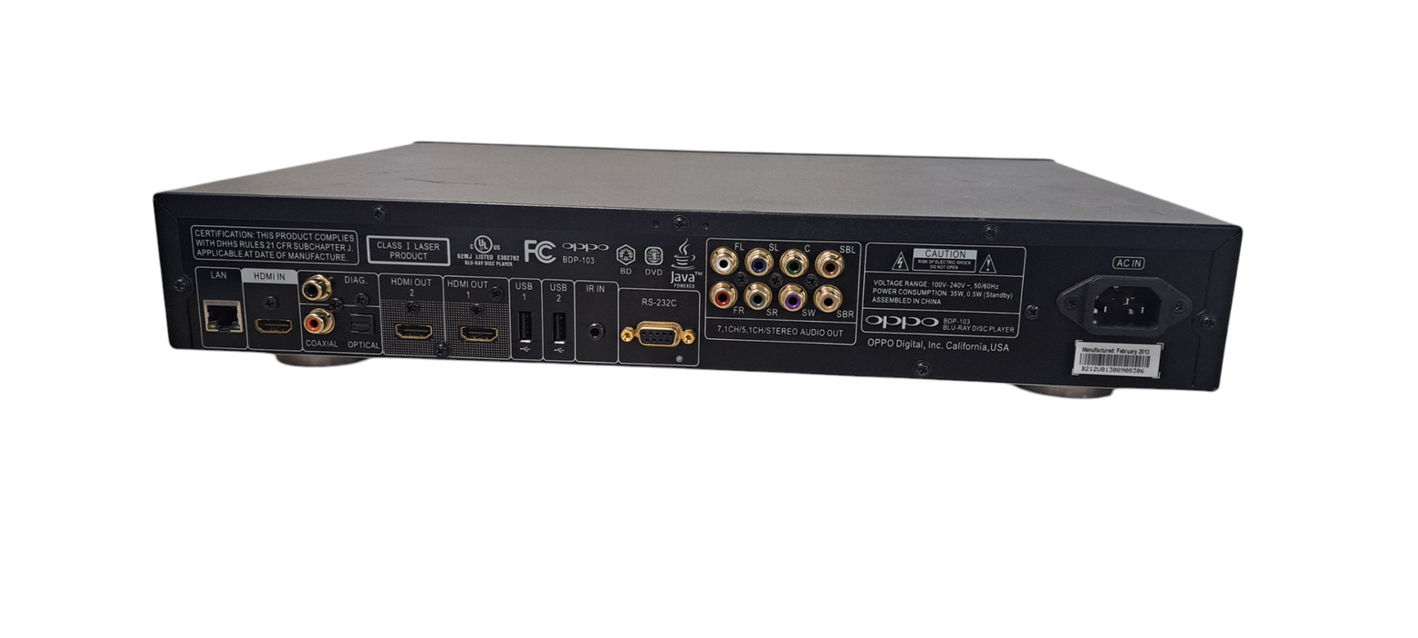 Oppo BDP-103 Blu-Ray Disc Player !