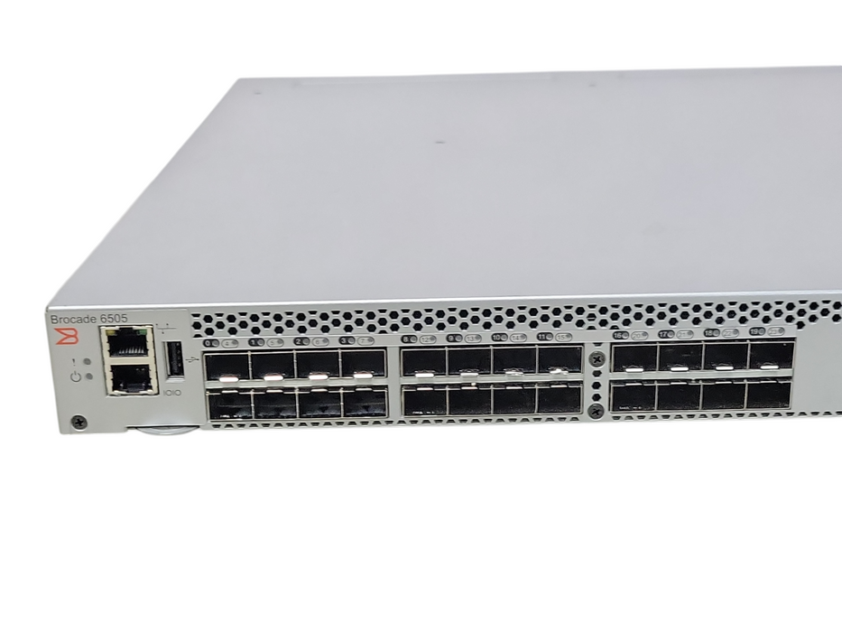 Brocade 6505 NA-6505-12-16G-0R 24x 16GB SFP Ports (12-port Active)  SWITCH _