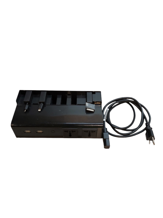 ChargeTech Power Strip Charging Station CS6-BLACK - Read Description