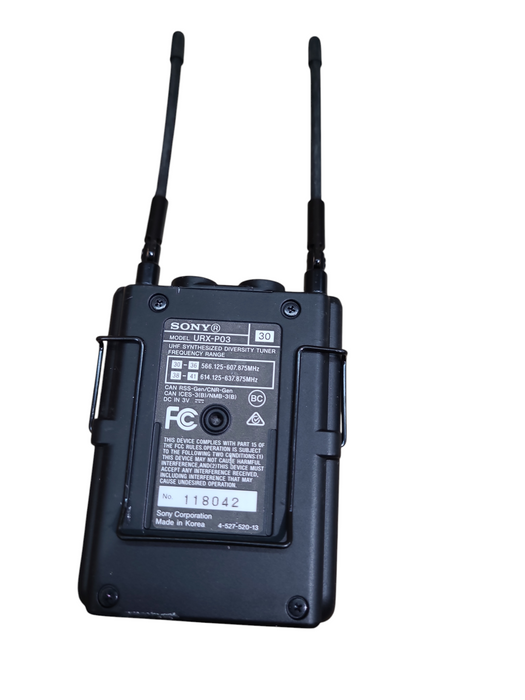 Sony URX-P03 UHF Synthesized diversity tuner