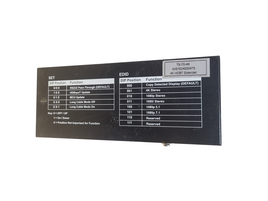 Wyrestorm TX-70-4K 70m 4K HDBT Transmitter *NO CABLES*