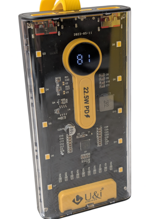 New U&i UiPB 3726 10000mah 22.5W PD Power Bank   Q-